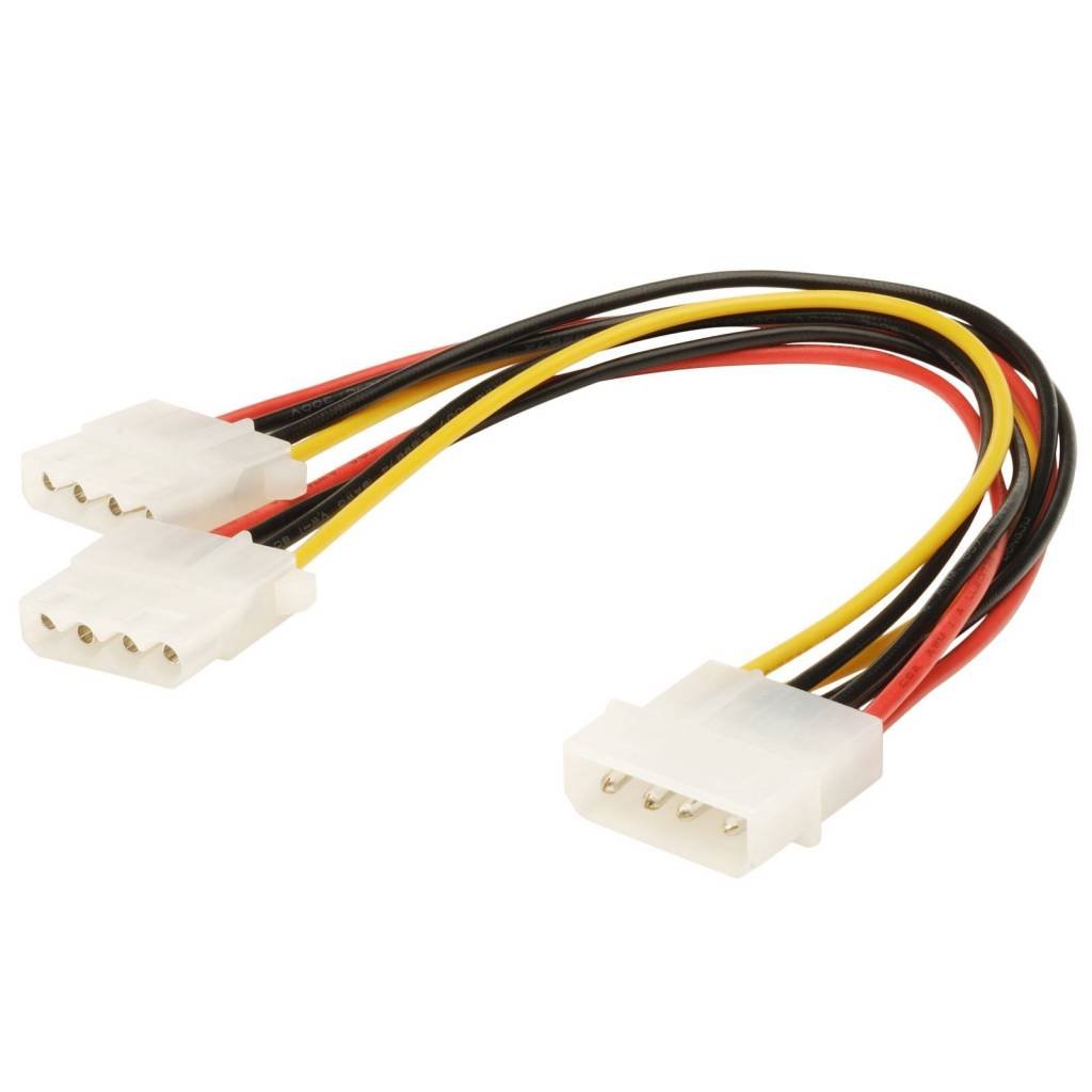 Molex to Molex Power Splitter Cable Internal
