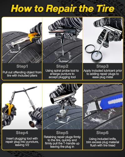 FRIWOLE Cordless Tire Repair Kit