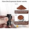 IKAPE WDT Tools, Espresso Stirrer Distribution Tool, Tamper for Barista (51/54/58MM)
