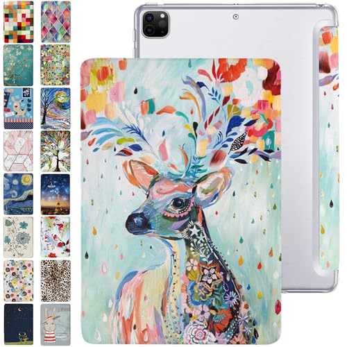Image of DuraSafe Cases for iPad Pro 12.9 inch 6 5 4 Generation Case A2436 MHNF3HN /A MHNG3HN /A MNXR3HN /A MNXT3HN /A A2378 MHNF3HN /A MHNG3HN /A A2229 MY2H2HN /A MY2J2HN /A A2461 MHNH3HN /A MHNJ3HN /A - Deer Print