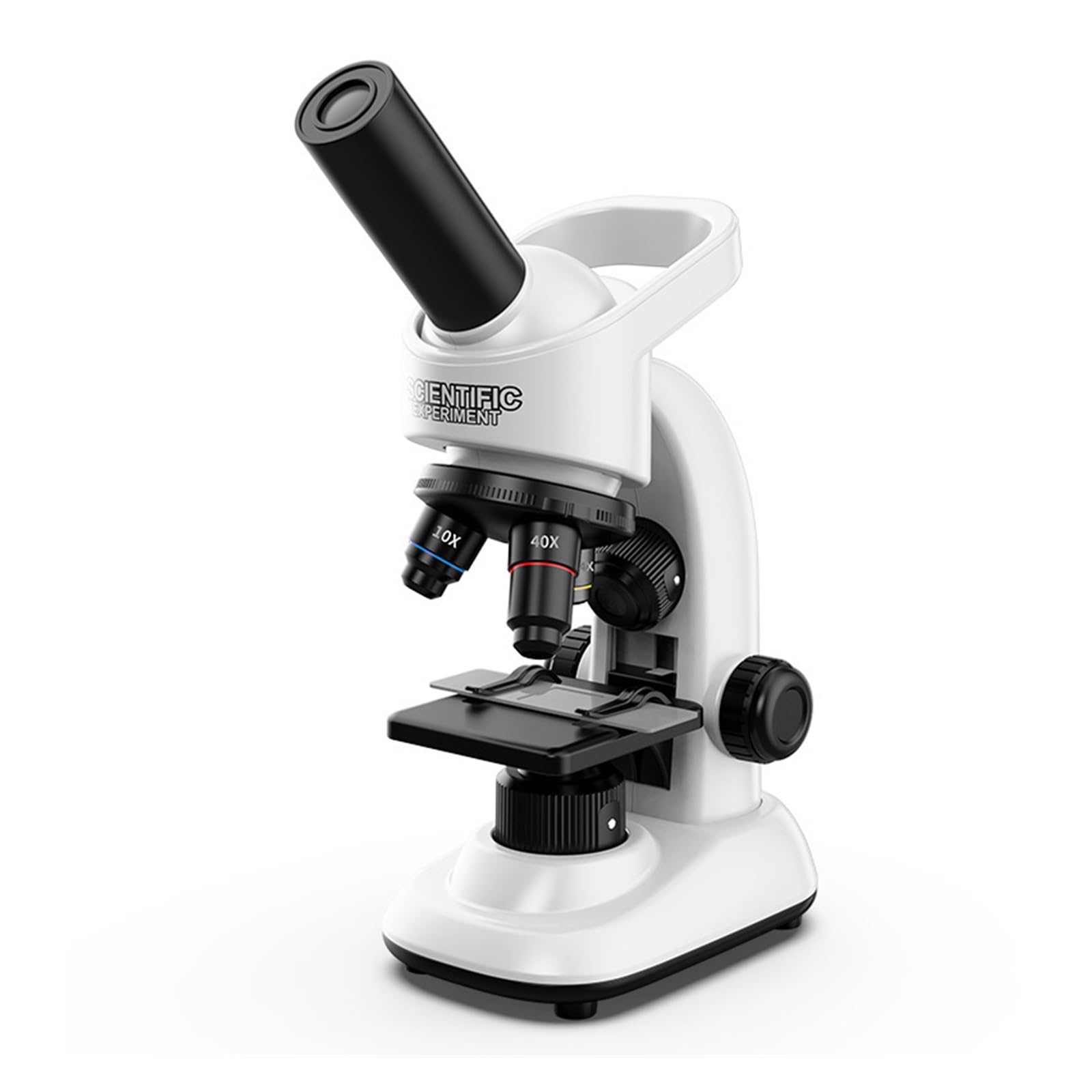 Microscope Kit for Kids Portable Monocular Microscopes 40X-1600X Magnification and Various Operating Tools Portable microscopes