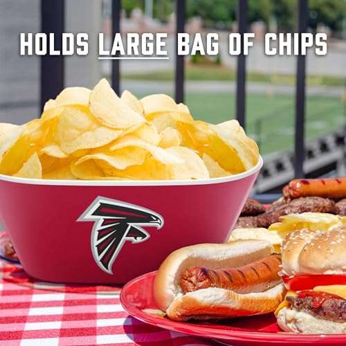 Image of YouTheFan NFL Atlanta Falcons Large Party Bowl