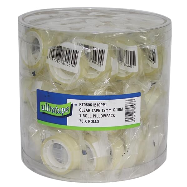 CLEAR STRONG TAPE SELLOTAPE Sticky Clear Transparent Tape Mini 12mm x 15m MINI (10)