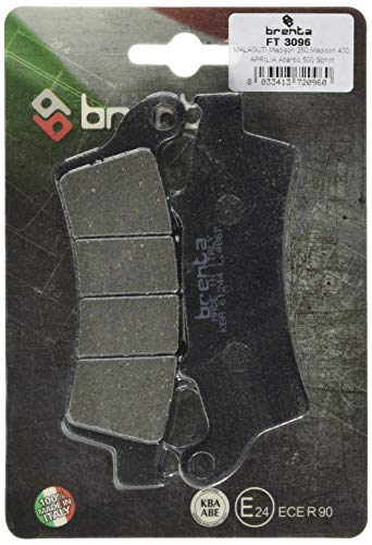 Brenta - Pastillas de freno orgánicas para moto Aprilia Arrecife 125, Atlantic 125, Scarabeo 250 Cover