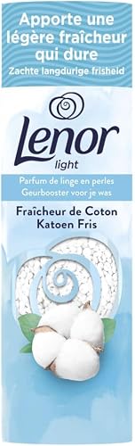 LENOR Light Parfum de linge en perles fraîcheur de coton 240 g
