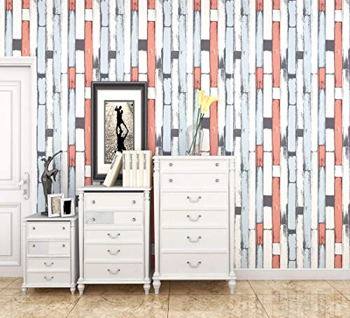 Image of OREN EMPOWER- create your choices OE HY9228 WP S Multicolored Stripes Pattern DIY Wallpaper (WXH - 45X330cm)