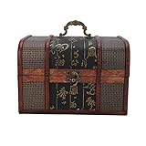 Eigenschaften: Schlossdesigns aus legiertem Material, sicher und praktisch. Harzgriff, Vintage Stil, schönes Aussehen, leicht zu greifen. Mit Griff Design machen diese Schmuck Aufbewahrungskoffer leicht zu tragen auf Reisen, geschäftlich.