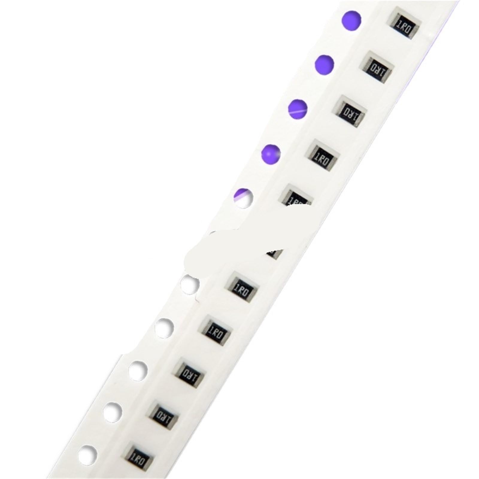 Juego de 100 resistencias en chip 0805 SMD de 1/4 W, 0R ~ 10 M, 5% 0, 10R, 100R, 220R, 330R, 470R, 1K, 4,7K, 10K, 47K, 100K, 0, 10, 100, 330, 470 ohmios(2.2M)