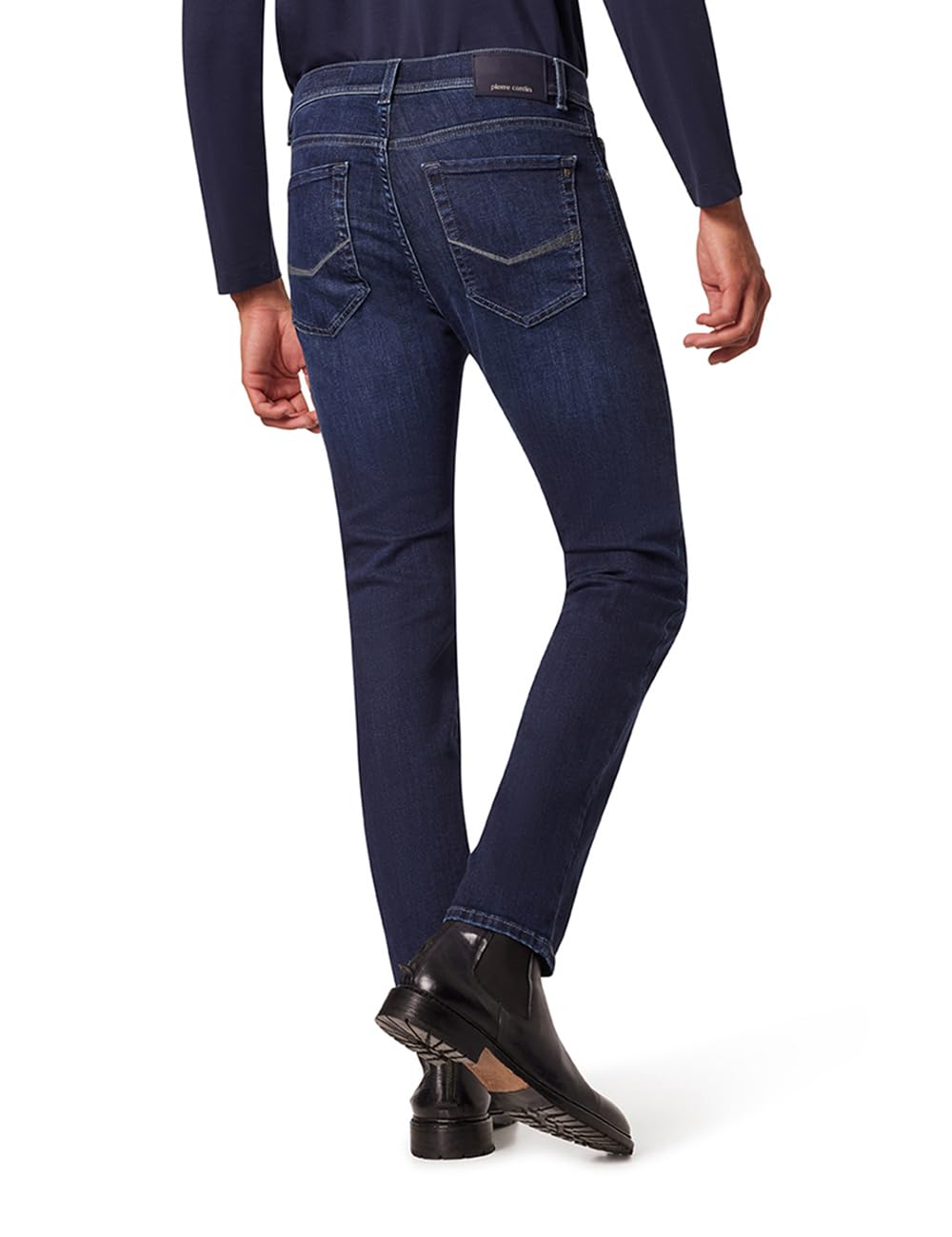 Pierre Cardin Herren Jeans Lyon Tapered | Männer Hose | Tapered Fit | Dark Blue Fashion Vintage Washed
