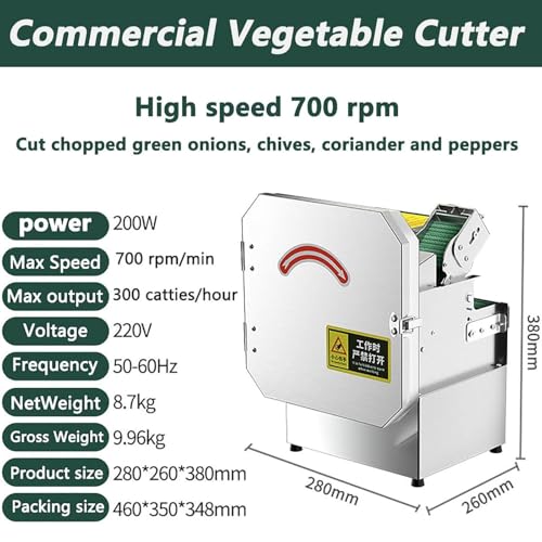 Cortadora eléctrica comercial para vegetales y cebolla miniatura 2