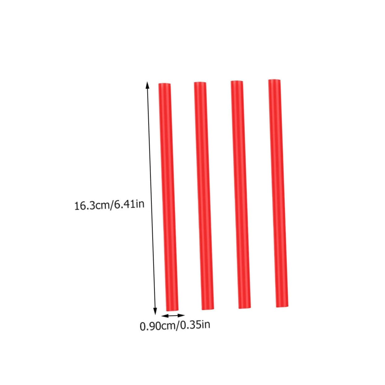 Happyyami 4Pcs Scalding Non Slip Stove for Camping Silicone Tubes Red Durable Replacement for Outdoor Cooking Equipment