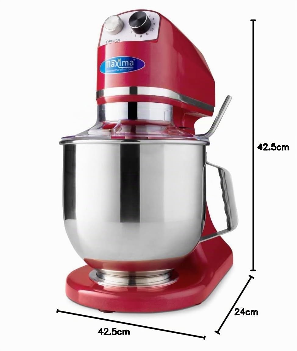 Maxima Impastatrice Planetaria MPM 7L rosso lampone