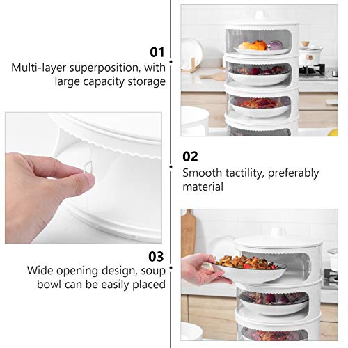 Cabilock — Capa transparente para suporte de bolo, cúpula de queijo de acrílico para decoração de so