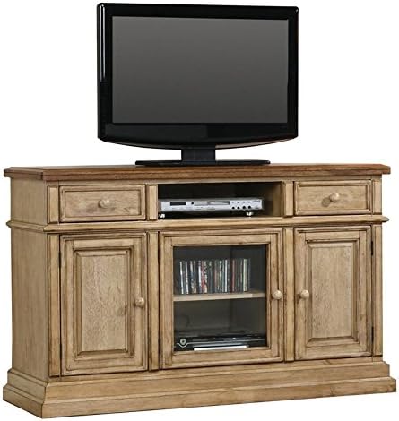 Quails Run 55" Media TV Stand Finish: Almond / Wheat