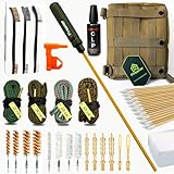 Fireaner Multi-Caliber Handgun Cleaning Kit - Brass Bore Brush, Chamber Tool & Bore Rope with Range Bag for Pistol(Handgun Only) (Multi-Caliber Handgun)