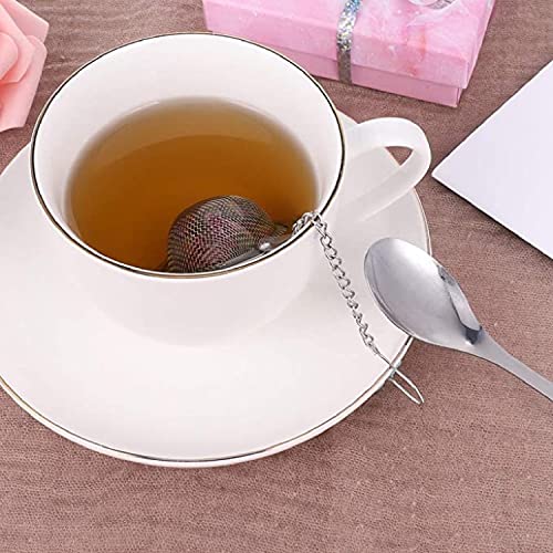 Image of Tea Strainer Infuser Mesh Tea Balls, Stainless Steel Tea Ball Sseeped Strainers Infuser Filter for Loose Leaf Teas Soup Seasoning Balls. (Small, Pack of 2)