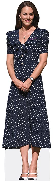 Kate Middleton Mini Cardboard Cutout - (Polka Dot) (59.7cm)