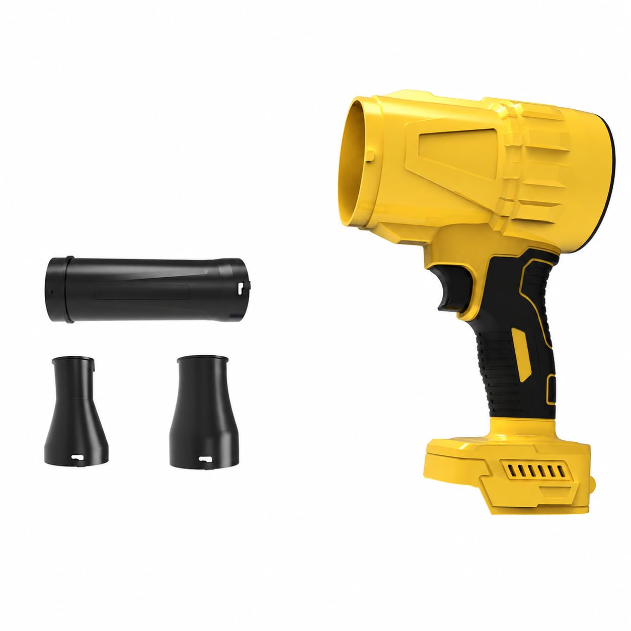 Soffiatore portatile senza fili, 1.100.000 giri/min, velocità variabile, compatibile con batterie Dewalt da 20 V, spolverino leggero per cortile, patio, garage e auto