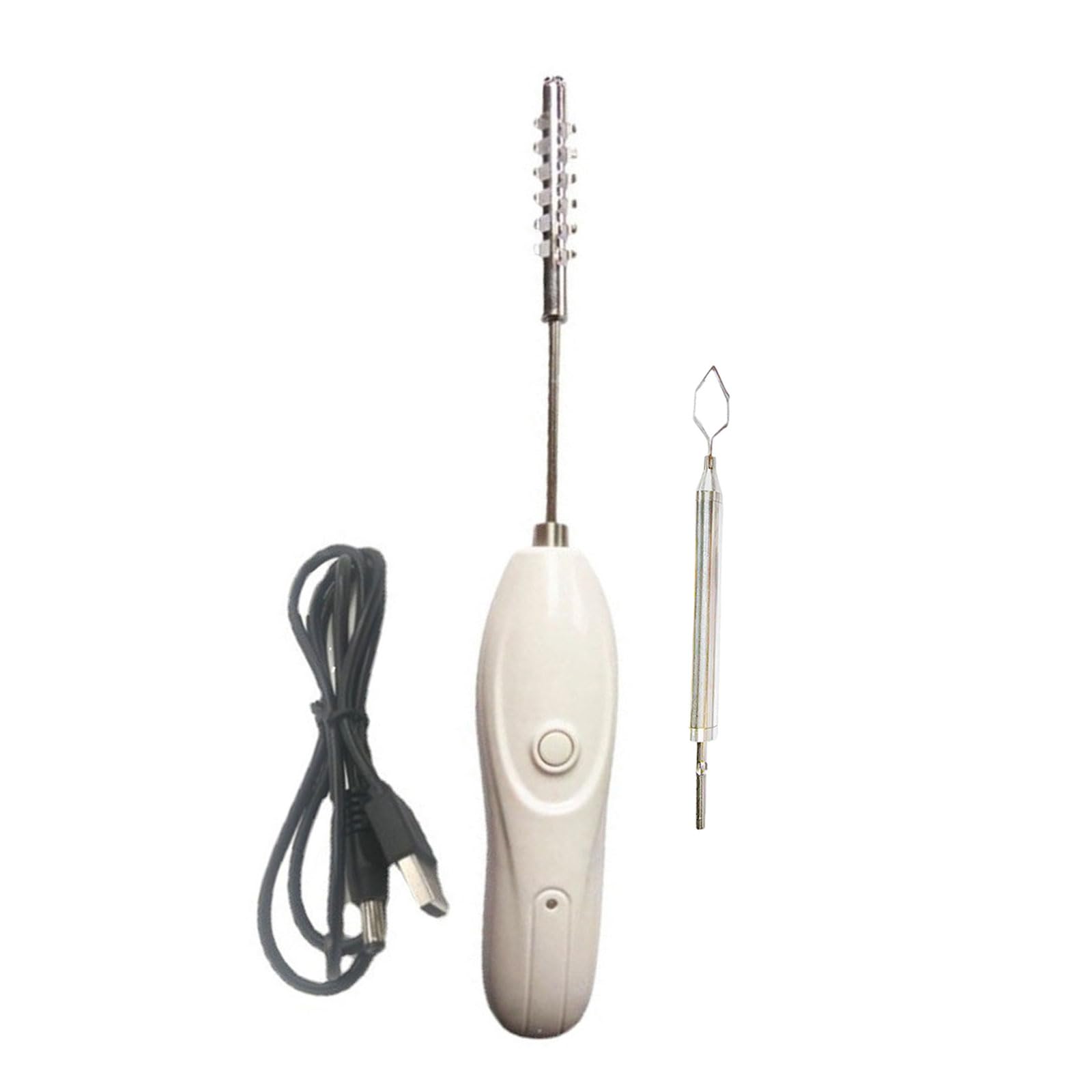 Electric Corer for Fruit and Vegetable Cores Removal Rotating Cutter with 2 Different Kitchen Gadget Kitchen Fruit Corer