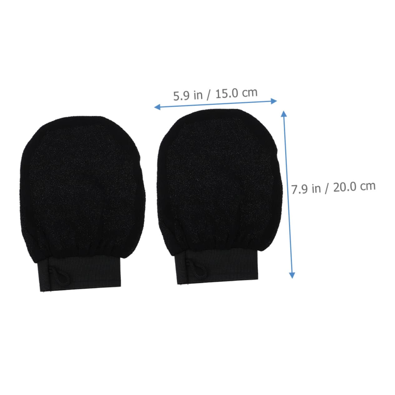 POPETPOP 15 Uds Guantes De Baño Exfoliante Guantes De Lavado Cuidado De La Piel Exfoliante Guante Exfoliante Cuerpo Exfoliante Guante Exfoliante Cuerpo Exfoliante Toalla De Mano Bebé Fibra