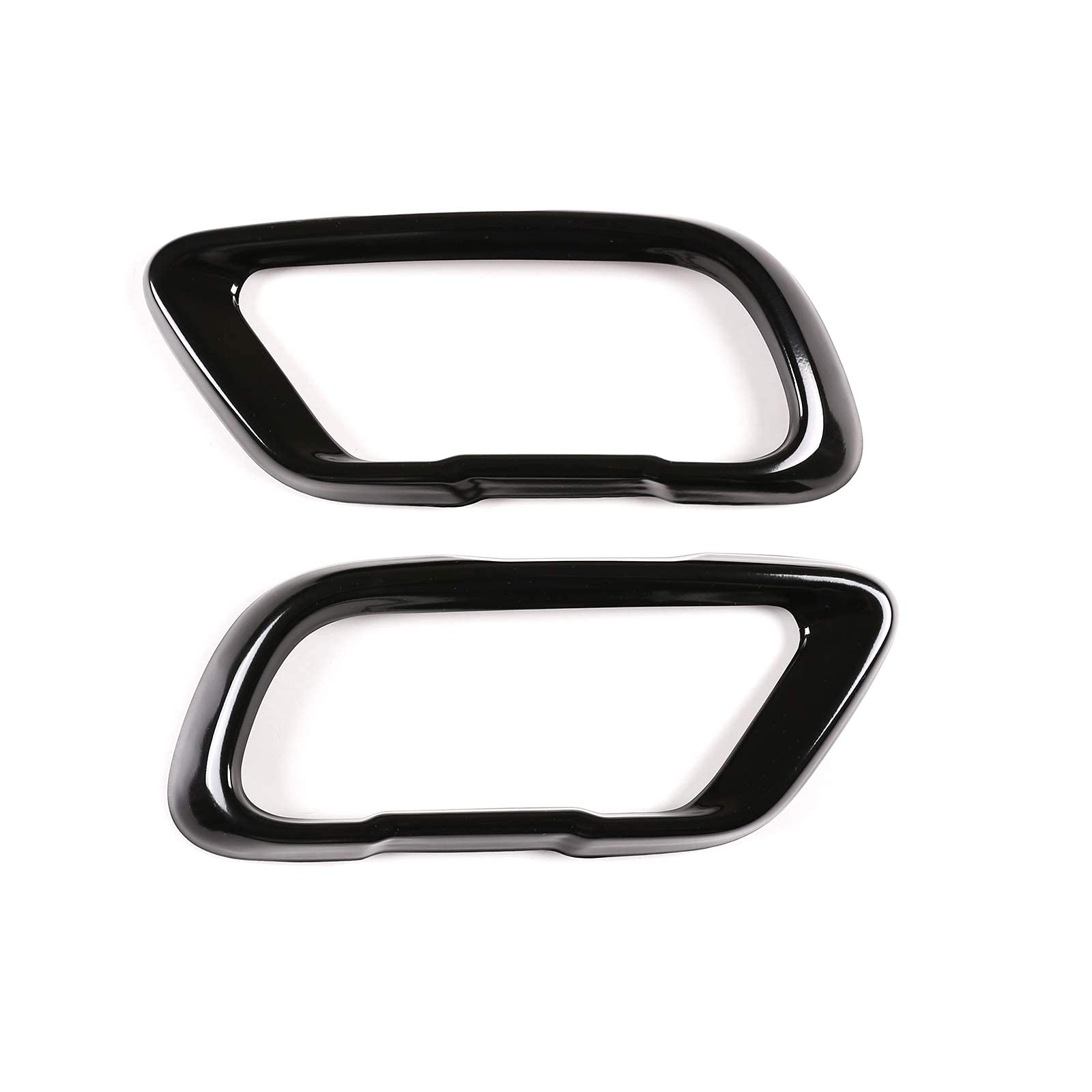 Accessori esterni in acciaio inox Scarico Tubo di Scarico Decorazione Telaio Trim Per X5 G05 X7 G07 2019-2021 M Sport Versione Accessori Auto (Nero)