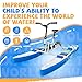 OTELETE Inflatable Water Bikes for Kids Pedal Boat Touring Water Bikes Children Water Bicycles Inflatable Waterbikes for Lake Blue Color