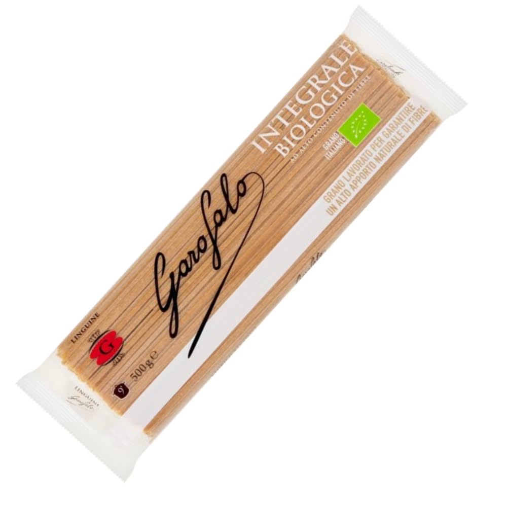 Garofalo Wholewheat Organic Linguine Italian Pasta, 500g (Pack of 1)