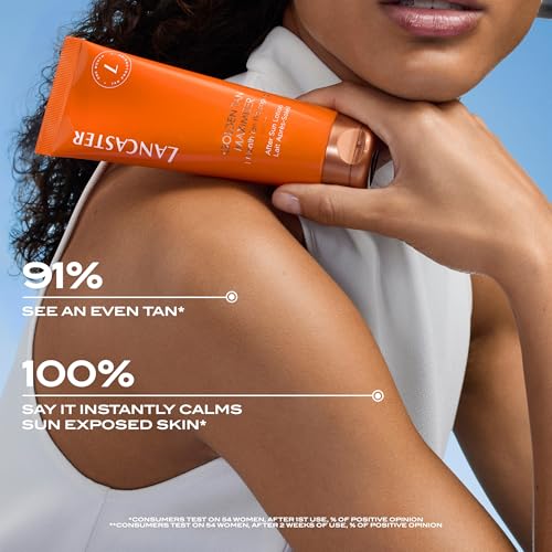 Lancaster Golden Tan Maximizer After Sun Lotion, Repair-Komplex rehydriert und beruhigt, für empfindliche Haut, 125ml