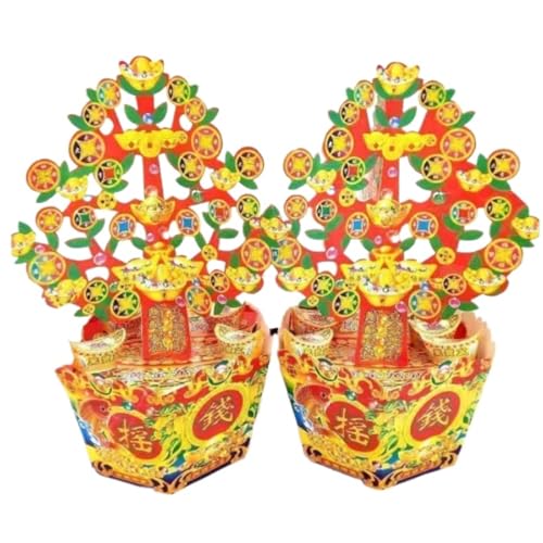 Argent pour ancêtres Arbre À Argent Ancestral rituel funéraire traditionnel chinois 10pcs