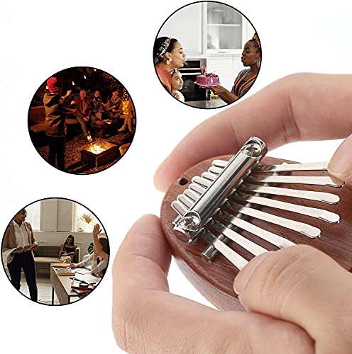 AIEX 8 Touches Mini Kalimba Pouce Piano avec Lanière Pocket Thumb Piano Portable Mbira Finger Piano Cadeau pour Enfants… - Les Beatles, Paul McCartney, John Lennon, RIngo Starr, George Harrison AIEX 8 Touches Mini Kalimba Pouce Piano avec Lanière Pocket Thumb Piano Portable Mbira Finger Piano Cadeau pour Enfants… – Image 6