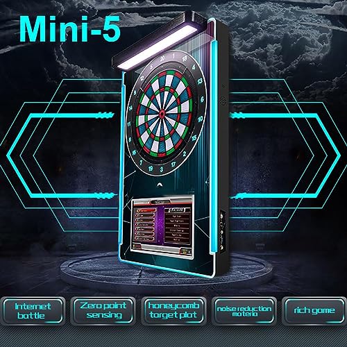 26 Game Electronic Dartboard, LED Soft Tip Darts Set, Dokładny system punktacji, Łatwy montaż na ścianie do domowej rozrywki, Poprawa koordynacji ręka-oko