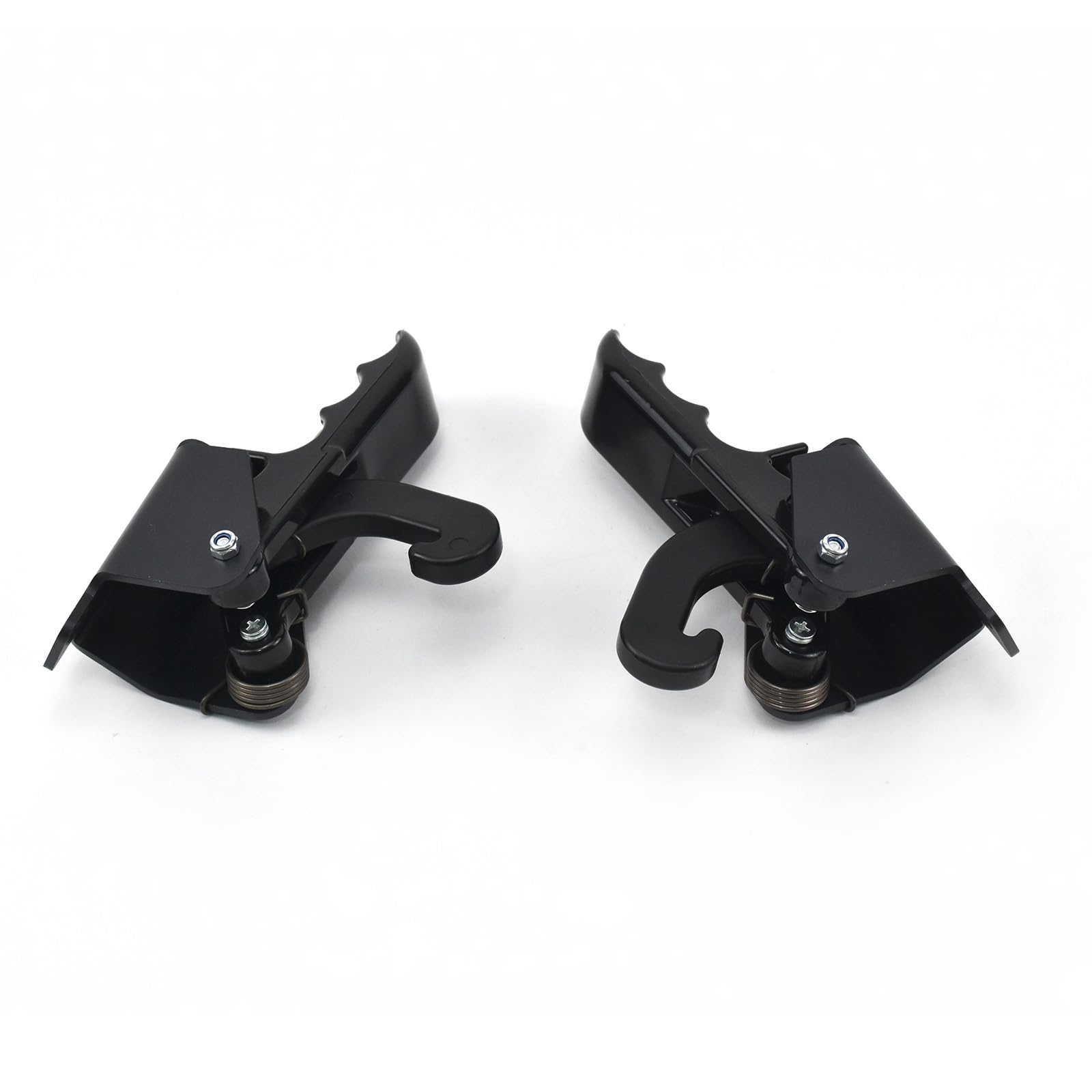 Generic Hood Latch Hook (1Pair) for Freightliner FLC, FLX, Cascadia,Replaces 1712711000, A17-15370-000, 1712711001, A17-15370-00, black