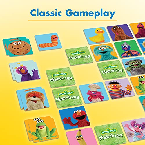 Sesame Street Matching Game By Wonder Forge | For Boys & Girls Age 3 To 5 | A Fun & Fast Memory Game For Kids | Elmo, Big Bird, Cookie Monster, Bert & Ernie, And More #TOP2