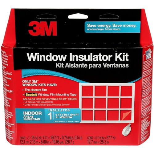 3M isolation fenêtre intérieur 1 fenêtre 6'-8" x 19.5' ft