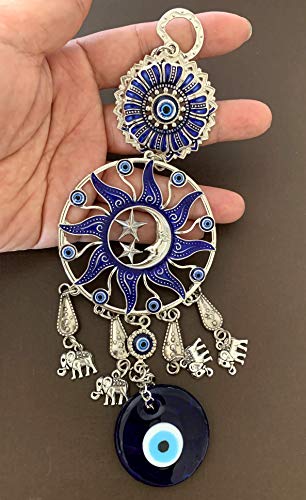 Turkish Blue Evil Eye Protective Wall Hanging Decor Amulet Ornament -Cl17 #TOP5