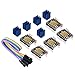 BIGTREETECH 3D Printer Part Stepstick Mute TMC2208 V3.0 Stepper Motor Driver with Heatsink for SKR V1.3 MKS GEN L Ramps 1.4/1.5/1.6 3D Printer Control Board(Pack of 5pcs) (UART Mode)