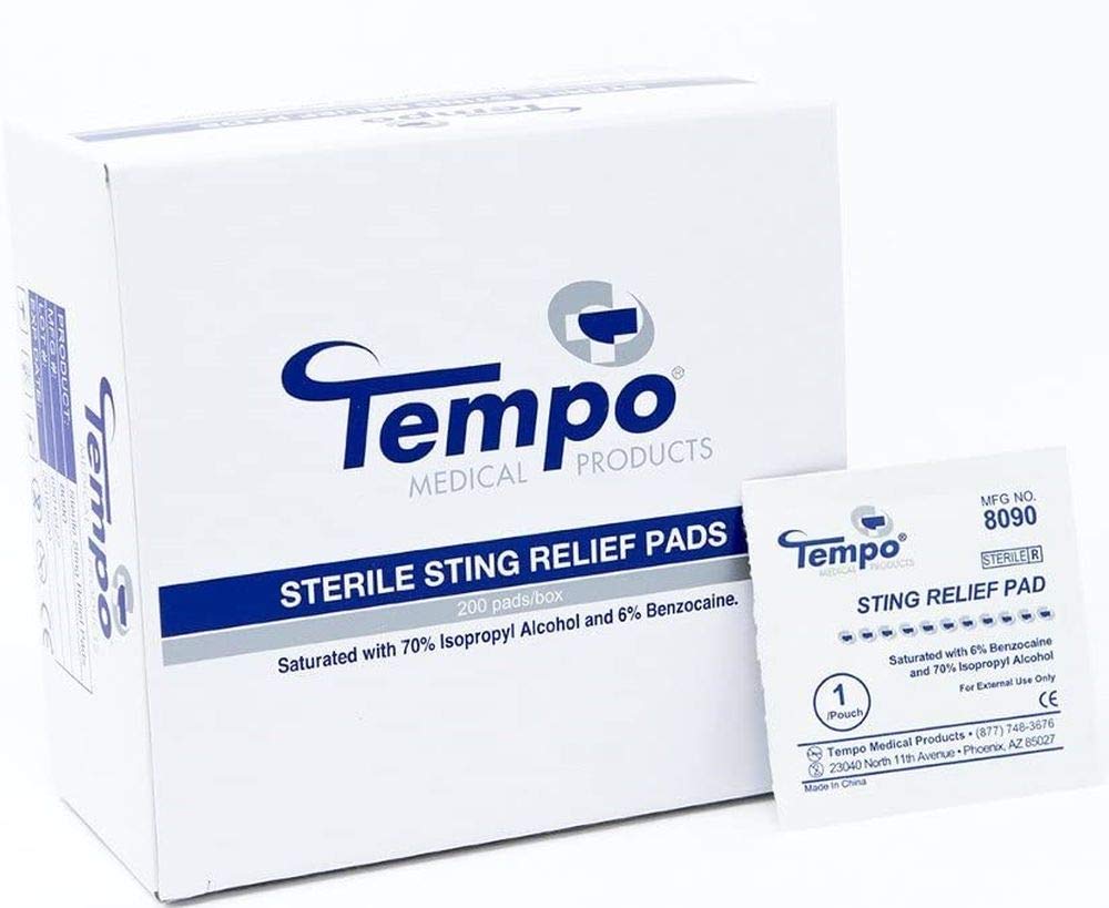 Sterile Alcohol Pad Swabs - 200 small wipes per box