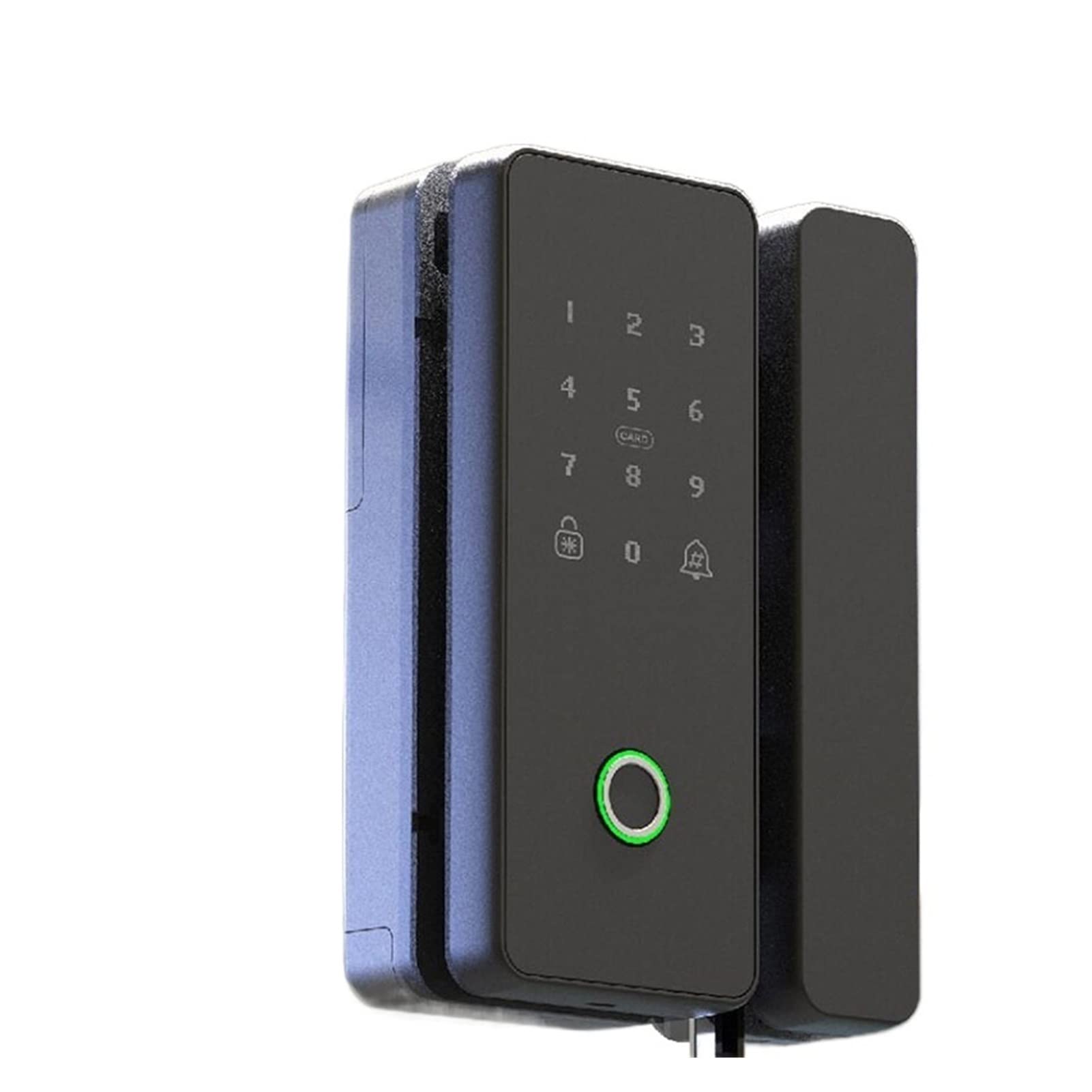 Cerradura inteligente, Bloqueo inteligente for puertas de vidrio puerta madera o wifi Smart biométrico bloqueo huellas dactilares electrónicas digital(Kit3,TYPE D)