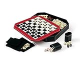 Mainstreet Classics Octagon 5-in-1 Combo Board Game Set