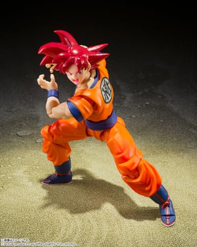 Image of TAMASHII Nations - Dragon Ball Super - Super Saiyan God Son Goku -Saiyan God Instilled with The Light of Righteous Hearts-, Bandai Spirits S.H.Figuarts Action Figure