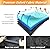 XYZCTEM Premium Snow Blower Cover Waterproof Outdoor 300D Oxford Fabric, Universal Fit Snow Thrower Cover, Covers for Snow Blower Against Water, UV, Wind, Outdoor Protection (Black&Grey)