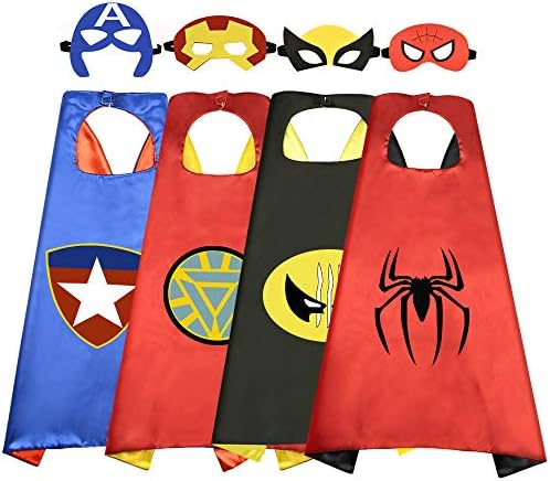 Easony Superhero Capes for Kids,Toys for 3-6 Year Old Boys Toys for 3 Year Old Boys Gifts for 3-12 Year Old Girls Superhero Capes Superhero Toys Superhero Masks for Kids Superhero Costumes for Boys