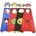 Produktbild Dreaming Geschenke für Jungen ab 3-12, Superheld Umhang für Kinder Partyzubehör für Jungen 2019 Superheld Kostüm für Jungen Spielzeug Junge 3-12 Jahre Weihnachten Geschenk für Jungen 3-12 Jahre