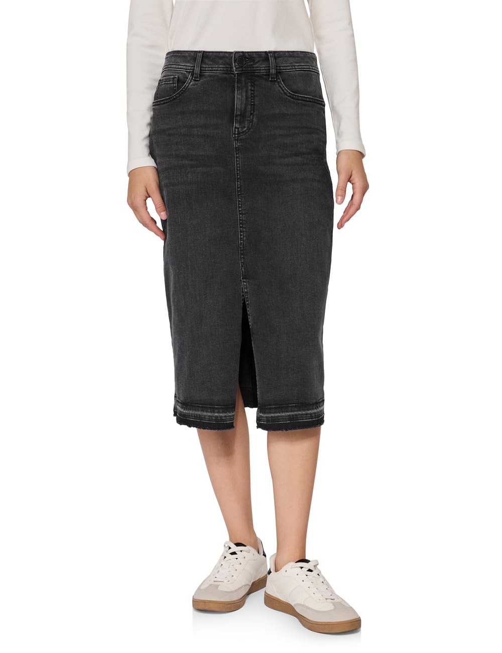 Street One Studio Damen Midi Jeansrock