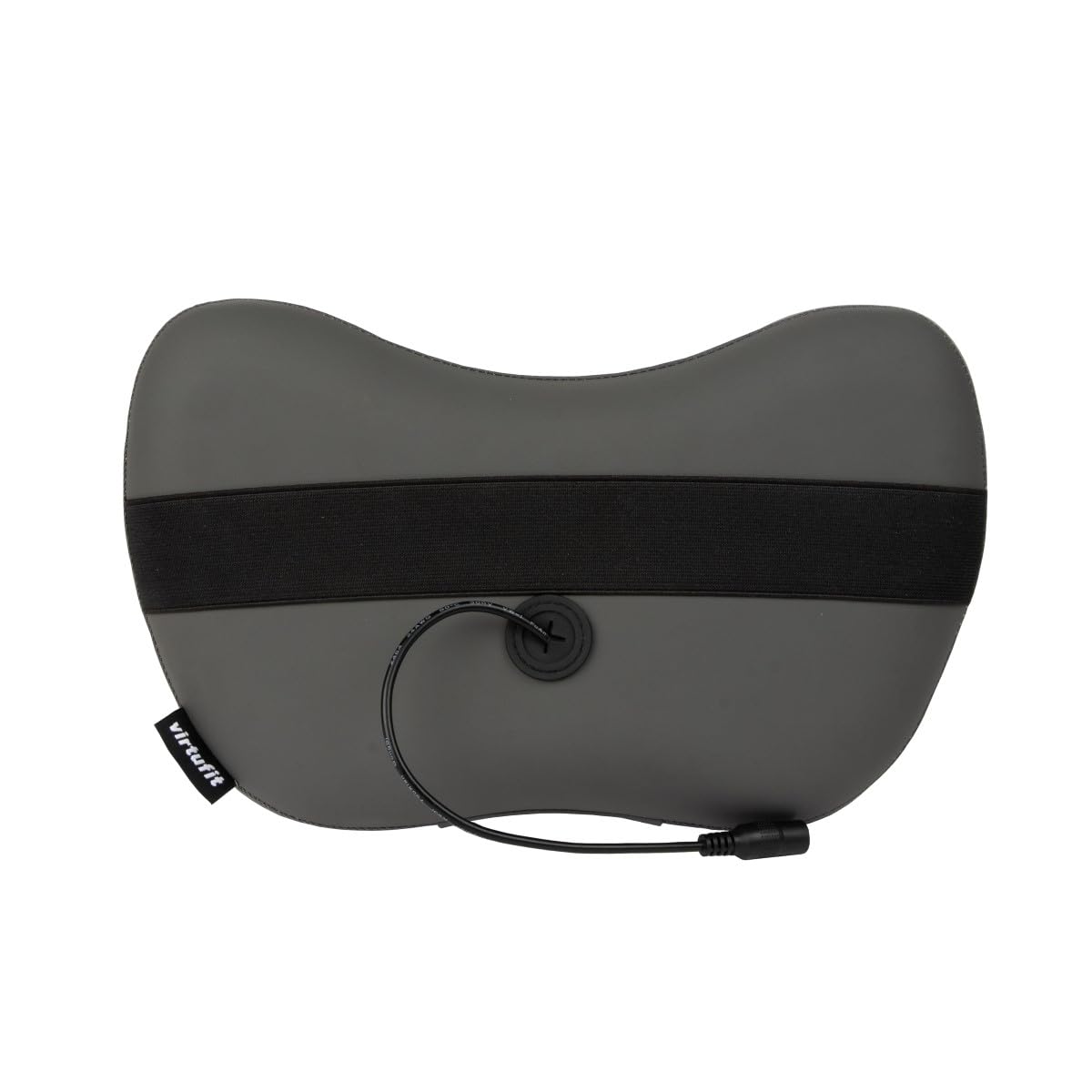 VirtuFit Cuscino massaggiante wireless Pro, cuscino massaggiante e termico senza fili per schiena, collo e spalle, massaggio intenso Shiatsu, funzionamento a batteria, relax a casa