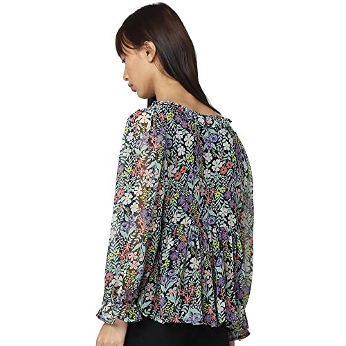 Image of ONLY Floral Printed Wrap Top