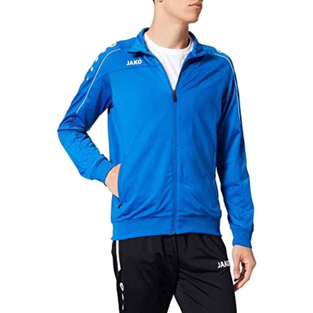 JAKO Children's Classico polyester jacket, Children's, Polyester jacket, 9350, royal, 164 (EU)
