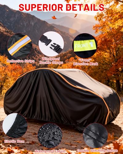 Image of StarknightMT Heavy Duty UTV Cover 4-6 Seater Large Waterproof 420D Oxford