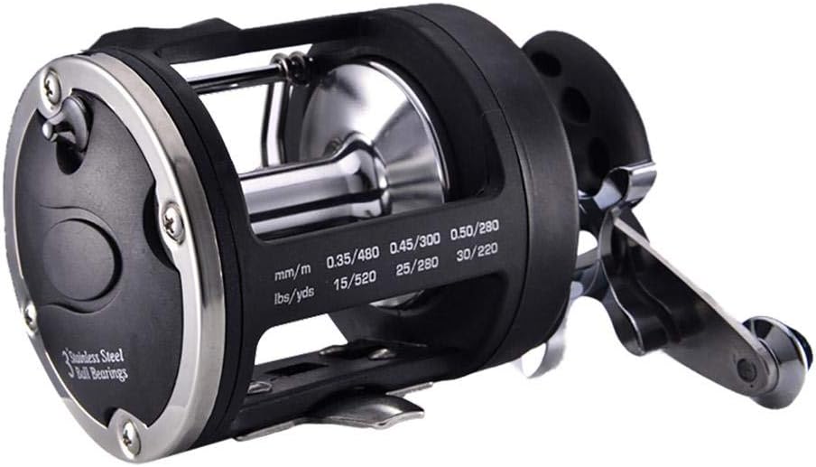 Yanten Metal Sea Fishing Reel Drum Reel 1 BB with/Discharge Force Wheel (TSSD 4000)