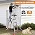 Soctone Ladder, A Frame 3 Step Ladder Extension Ladder, 13 Ft Muti Position Ladder & Removable Tool Tray with Stabilizer Bar, 330 lbs Weight Rating Telescoping Ladder for Household or Outdoor Work